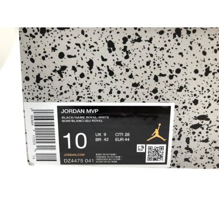  NIKE ナイキ メンズスニーカー Jordan MVP ジャンプマン MVP ゲームロイヤル 28cm タグ付 DZ4475 041 ブラック
