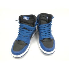  NIKE ナイキ スニーカー AIR JORDAN 1 ダークマリーナブルー27.5cm 555088-404 ブルー Bランク