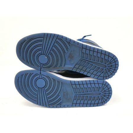  NIKE ナイキ スニーカー AIR JORDAN 1 ダークマリーナブルー27.5cm 555088-404 ブルー