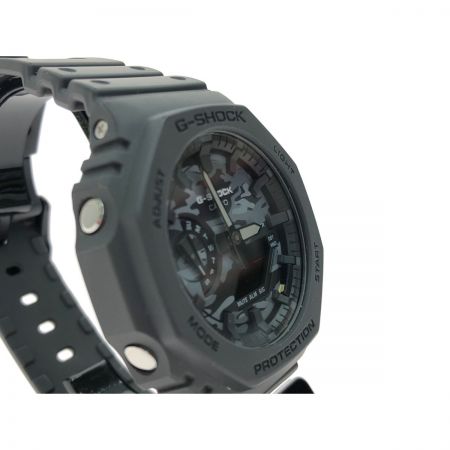 CASIO カシオ メンズ腕時計 クオーツ デジアナウォッチ G-SHOCK Gショック 八角形フォルム カモフラ柄 GA-2100CA