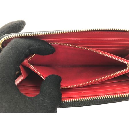  Christian Louboutin クリスチャンルブタン 長財布 ラウンドファスナー パネトーネ   1185061 ブラック×レッド