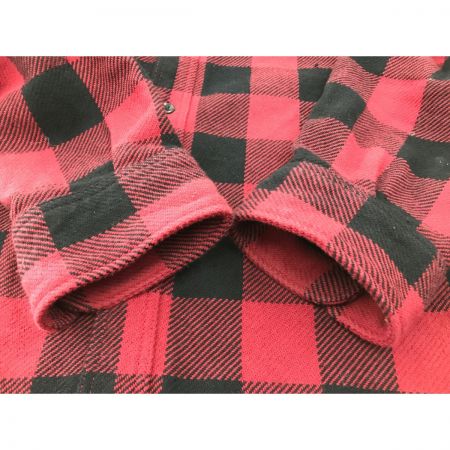  DELUXEWARE デラックスウエア ネルシャツ SIZE L レッド