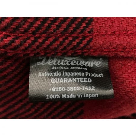  DELUXEWARE デラックスウエア ネルシャツ SIZE L レッド
