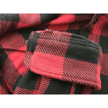  DELUXEWARE デラックスウエア ネルシャツ SIZE L レッド