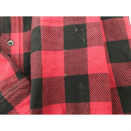  DELUXEWARE デラックスウエア ネルシャツ SIZE L レッド