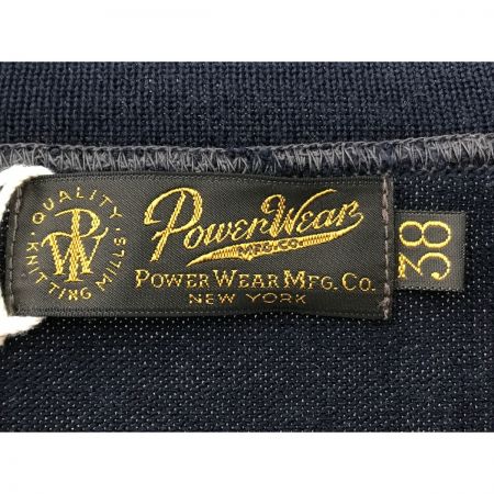  FREE WHEELERS フリーホイーラーズ V NECK JERSEY U.S.N. B.N.Y. SIZE 38 ネイビー