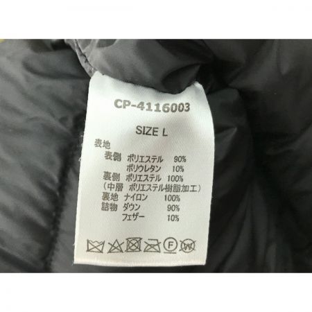  CAMP7 ダウンジャケット CP-4116003 ヨゴレ有り ベージュ