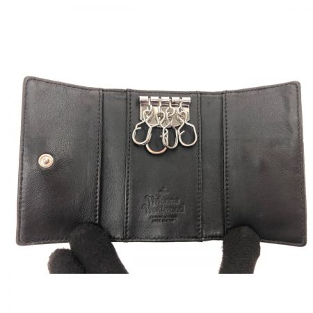  Vivienne Westwood ヴィヴィアン・ウエストウッド レディース 4連キーケース レザー  51020001-40564 ブラック