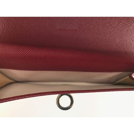  BVLGARI ブルガリ 長財布 ロゴクリップ ルビーレッド 33744 ボルドー