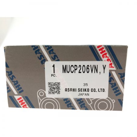  旭精工 ピロー形ユニット ステンレスシリーズ 30mm MUCP206VN,Y (カバーなし)