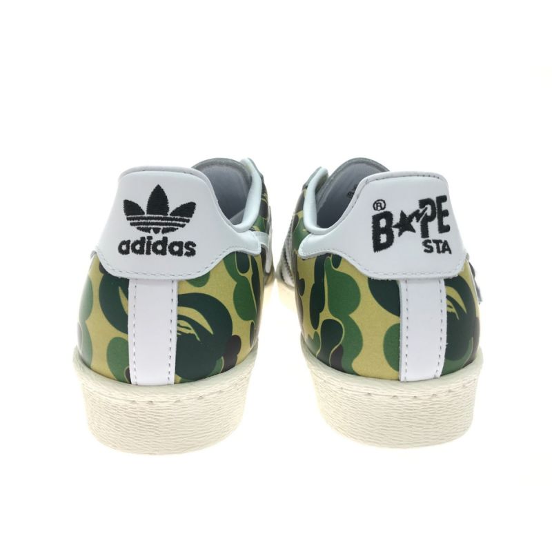 中古】 adidas アディダス スーパースター 80S ア ベイシング エイプ