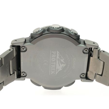  CASIO カシオ メンズ 腕時計 電波ソーラー PRO TREK Climber Line クライマーライン チタン PRW-31YT