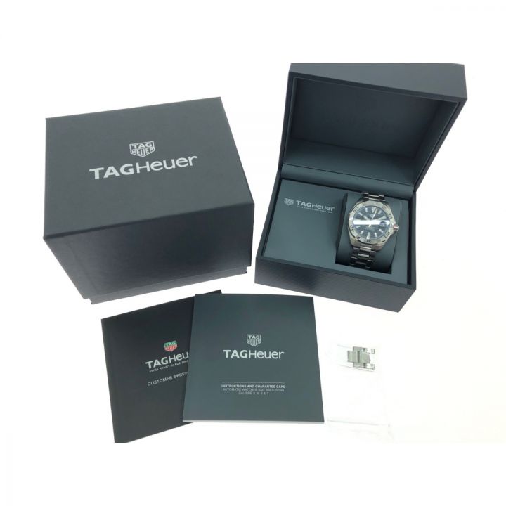 中古】 TAG HEUER タグホイヤー メンズ腕時計 自動巻き AQUA RACER アクアレーサー キャリバー5 デイト WBD2110-0｜総合リサイクルショップ  なんでもリサイクルビッグバン オンラインストア