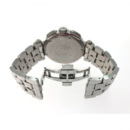  VERSACE ベルサーチ メンズ 腕時計 クオーツ クロノグラフ アイオン VE1D ブラック