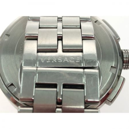  VERSACE ベルサーチ メンズ 腕時計 クオーツ クロノグラフ アイオン VE1D ブラック