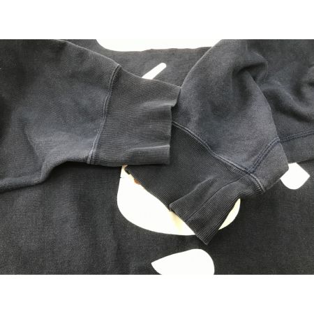  A BATHING APE アベイシングエイプ カウズ スウェット SIZE L プリント割れあり ネイビー