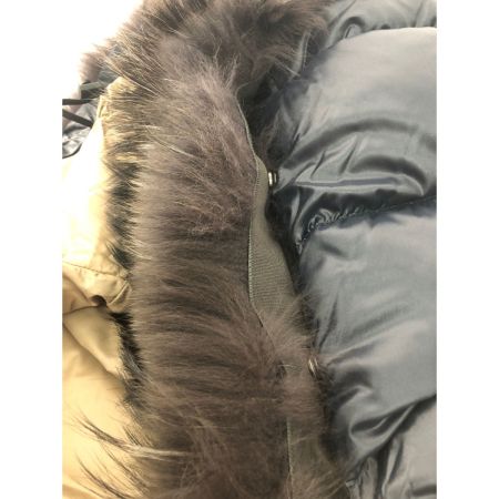  DUVETICA デュベティカ レディース ダウンコート フード ファー付 SIZE 42 01618879 ネイビー