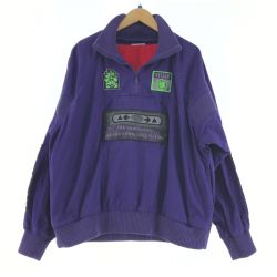 ▼▼ C.E シーイー ハーフジップ SIZE L パープル Bランク