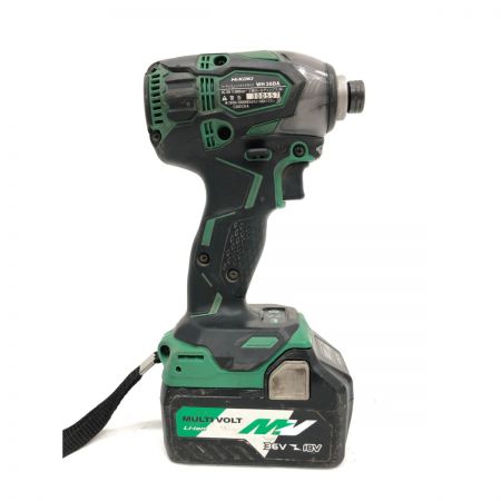  HiKOKI ハイコーキ 電動工具 36V コードレスインパクトドライバ 充電器・充電池2個・ケース付 WH36DA グリーン