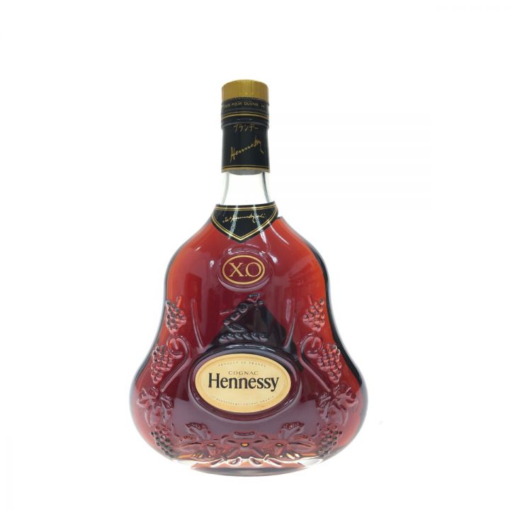 Hennessy ヘネシー 蒸留酒 ブランデー コニャック XO 金キャップ クリアボトル 700ml 箱付 未開栓｜中古｜なんでもリサイクルビッグバン