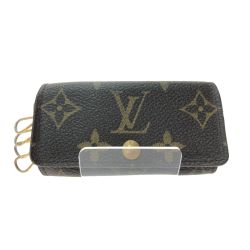 ▼▼ LOUIS VUITTON ルイヴィトン ユニセックス モノグラム ミュルティクレ4 4連 キーケース M69517 Bランク