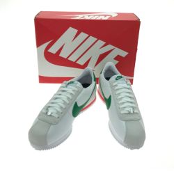 ▼▼ NIKE ナイキ スニーカー コルテッツ ベーシック ナイロンSIZE 28.5cm 819720-103 グリーン Aランク