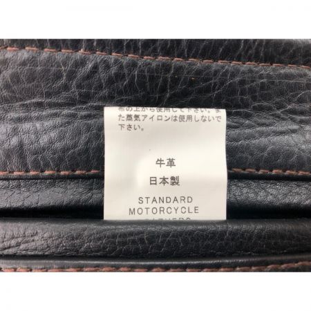  STANDARD MOTORCYCLE LEATHERS スタンダードモーターサイクルレザーズ メンズ ライダース 38 ブラック