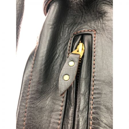  STANDARD MOTORCYCLE LEATHERS スタンダードモーターサイクルレザーズ メンズ ライダース 38 ブラック