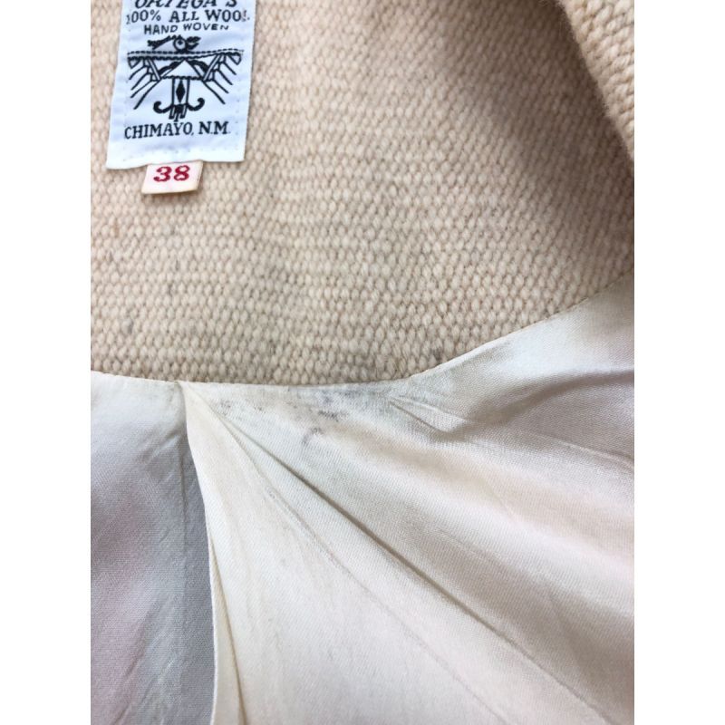 中古】 ORTEGA'S オルテガ メンズ チマヨ ジャケット SIZE 38 ウール ...