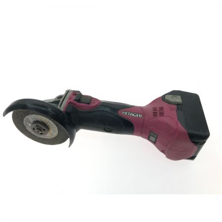  HITACHI 日立 コードレス式 18V ディスクグラインダー 2012年製 充電池2個 ケース付 G18DSL ショッキングピンク