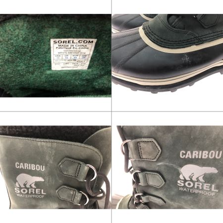  SOREL ソレル メンズ ウィンターブーツ スノーブーツ カリブ 防水 防寒 29cm 1002871014 ブラック