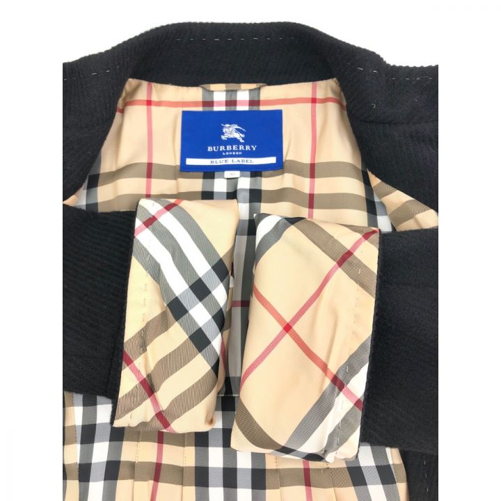 Burberry BLUE LABELバーバリーブルーレーベルアンゴラコート38 | kuantumpapers.com