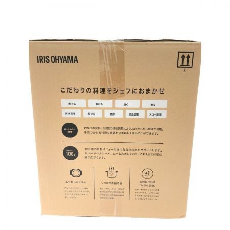  IRISOHYAMA アイリスオーヤマ 自動かくはん式調理機 CHEF DRUM KDAC-IA2-T ブラウン