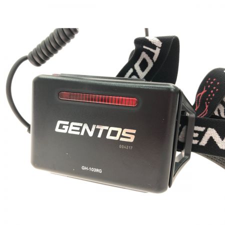  GENTOS ジェントス 600ルーメン 長時間点灯モデル 充電式 LEDライト 乾電池兼用タイプ Gシリーズ ヘッドライト GH-103RG