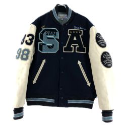 ▼▼ WHITES VILLE ホワイツビル メンズ スタジャン 東洋エンタープライズ フルデコスタジャン SIZE 42 WV12310 ネイビー Bランク