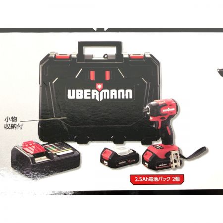  UBERMANN 電動工具 コードレス式 18V 充電式インパクトドライバ  ub18vidbl25bpcg