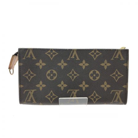  LOUIS VUITTON ルイヴィトン モノグラム バケット 付属ポーチ  ブラウン