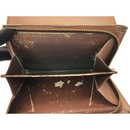  LOUIS VUITTON ルイヴィトン レディース 二つ折り財布 モノグラム ポルト モネ・ビエ トレゾール M61730 ブラウン