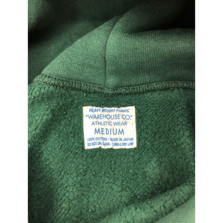  warehouse ウェアハウス メンズ スウェット パーカー SIZE M No.846 グリーン