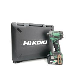 €€ HiKOKI ハイコーキ 電動工具 36V コードレス インパクトドライバ 充電器・充電池1個・ケース付 WH36DC グリーン Bランク