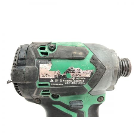 €€ HiKOKI ハイコーキ 電動工具 36V コードレス インパクトドライバ 充電器・充電池1個・ケース付 WH36DC グリーン