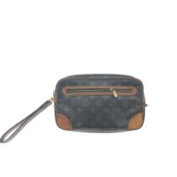 ▼▼ LOUIS VUITTON ルイヴィトン モノグラム マルリードラゴンヌGM セカンドバッグ M51825 ブラウン Cランク
