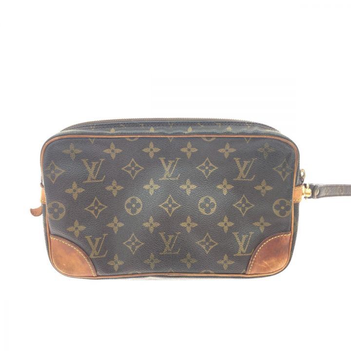 LOUIS VUITTON ルイヴィトン モノグラム マルリードラゴンヌGM セカンドバッグ M51825 ブラウン｜中古｜なんでもリサイクルビッグバン