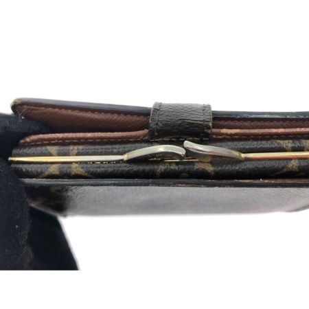  LOUIS VUITTON ルイヴィトン レディース 二つ折り財布 がま口 モノグラム ポルトモネ・ビエ ヴィエノワ  M61663 ブラウン