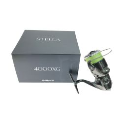 ▼▼ SHIMANO シマノ スピニングリール 22ステラ 043962 本体・箱4000XG-K スプール4000M-HG Cランク