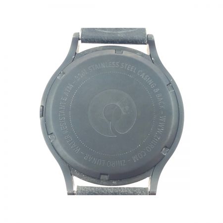  ziiiro メンズ腕時計 クオーツ 針無し時計 LUNAR SNOW ATM-316L