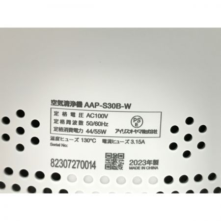  IRISOHYAMA アイリスオーヤマ 空気清浄機 AAP-S30B-W