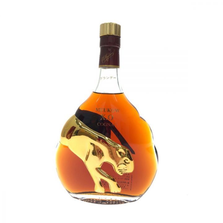 MEUKOW ミュコー 蒸留酒 ブランデー COGNAC コニャック ゴールドパンサー 700ml 箱付 未開栓｜中古｜なんでもリサイクルビッグバン