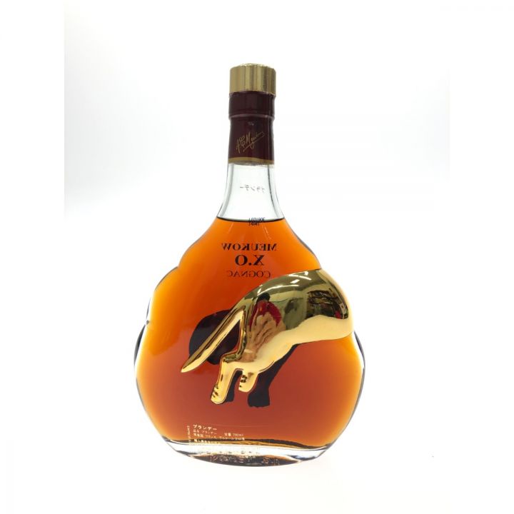 MEUKOW ミュコー 蒸留酒 ブランデー COGNAC コニャック ゴールドパンサー 700ml 箱付 未開栓｜中古｜なんでもリサイクルビッグバン