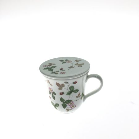  Wedgwood ウェッジウッド WILD STRAWBERRY ワイルドストロベリー フタ付マグカップ